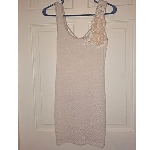 Women’s sparkly pearl dress formal party dance event preppy sexy bodycon summer